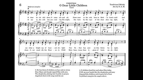 6. O Dear Little Children (St. Gregory Hymnal)