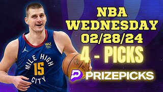 #PRIZEPICKS | BEST PICKS FOR #NBA WEDNESDAY | 02/28/24 | BEST BETS | #BASKETBALL | TODAY | PROP BETS