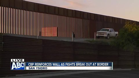 Border fencing reinforced in San Ysidro in light of tension across border