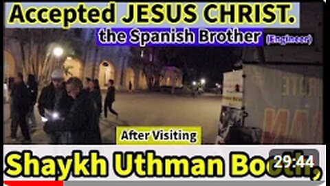 Spanish Engineer Finds Salvation in Jesus Christ After Encounter with Sheik Uthman Booth