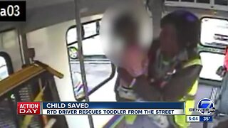RTD driver rescues toddler from middle of Parker Street