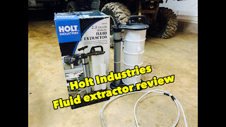 Holt Industries fluid extractor review