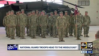 Arizona National Guard troops deploy to the Middle East
