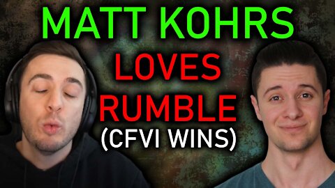 CFVI Stock PUMPS ON MATT KOHRS RUMBLE PARTNERSHIP