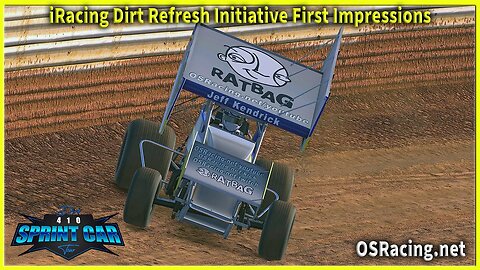 iRacing Dirt Refresh Initiative First Impressions - 410 Sprint Car - #iracingdirt #dirtracing