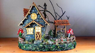 DIY Fairy Hut using Cardboard | Fairy House