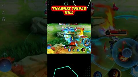 THAMUZ TRIPLE KILL #mobilelegends #mobilelegend #shorts #shortvideo #shortsvideo #short #mlbb