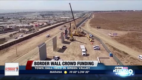 Border wall crowd funding group to hold town hall in Green Valley