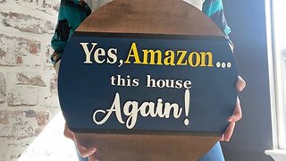 Yes, Amazon This House Again Wood Door Hanger |Hard Working Mom |How to