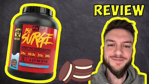 Mutant ISO SURGE Protein Cookies n Cream Review