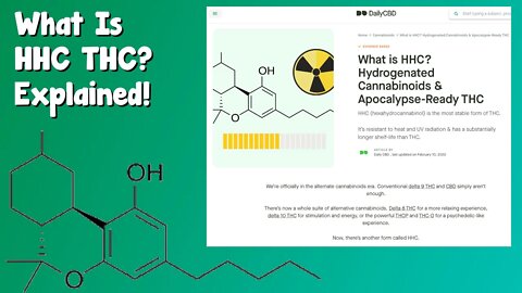 WHAT IS HHC THC? Explained! Manufacturing, Origin History & How It's The Mars Mission Of THC For She