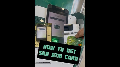 How to Print SNB ATM Card | How to Print Bank Alahli ATM Card | practical show