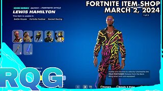 LEWIS HAMILTON IS BACK! FORTNITE ITEM SHOP (March 2, 2024)