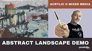 Abstract Landscape Painting Tutorial