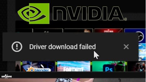 How to install NVIDIA Graphic Drivers Manually and Fix NVIDIA Download FAILED (2022)