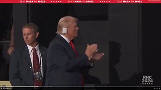 Trump enters the RNC