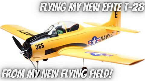 Flying the Eflite T-28 Trojan!