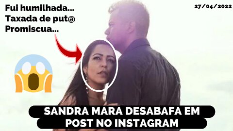 SANDRA MARA, ESPOSA DO PERSONAL TREAINER EDUADO ALVES, ESCREVE POST SOBRE O QUE PASSOU