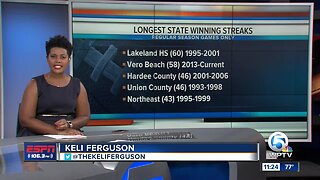 Vero Beach Streak on the line 10/8