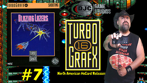 TURBOGRAFX 16 - North American HuCard Releases #7 "BLAZING LAZERS"