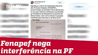 Fenapef declara apoio e reitera autoridade de Bolsonaro