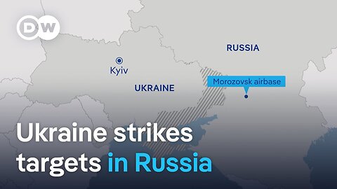 Ukraine claims attacks on Russian submarine, air base | DW News