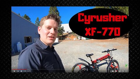 Cyrusher XF-770 Electric Bike Review (and I'm giving it away!) #BoltonGivesBack