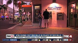 ATM users could get surprise bonus at downtown Fort Myers bank New Year's Eve