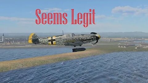 Driving My Bf109 Home After I Bombed Myself | War Thunder Sim | Gaijin'd Again