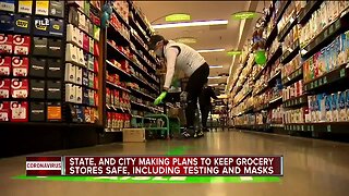 Michigan, Detroit making plans to keep grocery stores safe