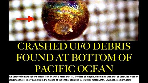 Scientist Finds Crashed UFO Debris at Bottom of Pacific Ocean, Check This Out!