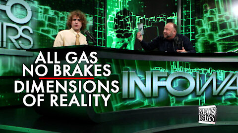 ⁣All Gas No Brakes Explores the 12 Dimensions of Reality with Alex Jones