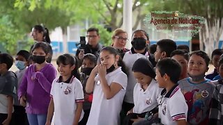 Toman protesta alumnos de primaria como Guardianes de la Limpieza