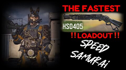 Need for Speed‼️ - The fastest HSO405 loadout for multiplayer‼️😎 #codm #codmobile #multiplayer