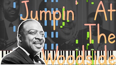 Count Basie - Jumpin' At The Woodside 1938 (Easy Harlem Stride Piano Synthesia)