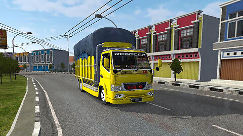 Bus Simulator Indonesia : Mitsubishi Canter Mini Truck MOD Gameplay | MOD BUSSID