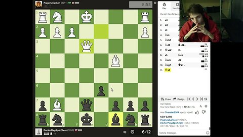 Online Rated Chess Match #11 On PC With Live Commentary