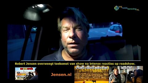 Robert Jensen overweegt toekomst van show na intense reacties op roadshow.