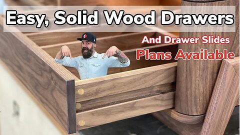 Build cabinets the easy way || How to Make Drawers