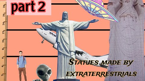 Making statues by extraterrestrials/comparing the length of world statues/world data 3d