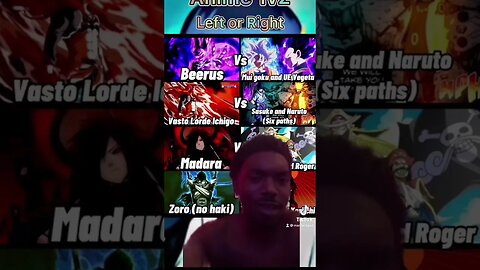 ANIME VS!! #anime #reaction #xyzbca #onepiece #naruto #dbz #maniacdgod #fun #powerscaling