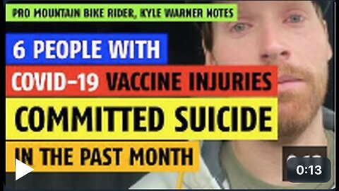 6 suicides in the past month of people with COVID vaccine injuries