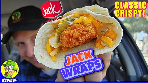 Jack In The Box® CLASSIC CRISPY JACK WRAP Review 🃏🍗🌯 ⎮ Peep THIS Out! 🕵️‍♂️