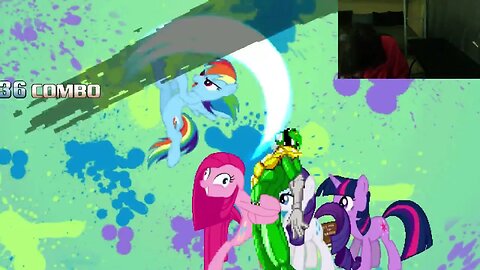 My Little Pony Characters (Twilight Sparkle, Rainbow Dash, And Rarity) VS Green Ranger In A Battle