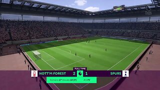 Nottingham Forest S:10 2027-2028 EPL Match 8 VS Tottenham (5-2-0)