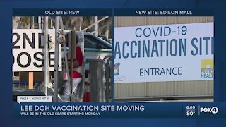 Lee County Department of Health vaccination site moving April 12