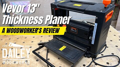 Vevor 13" Dual Speed Thickness Planer Review - A Woodworker's Review by Dailey Woodworks