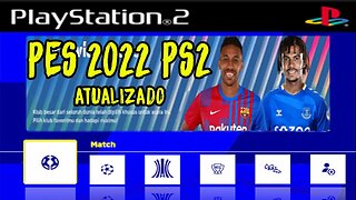 PES 2022 efootball PS2 100% atualizado Abril Narração Galvão Bueno by AliGames