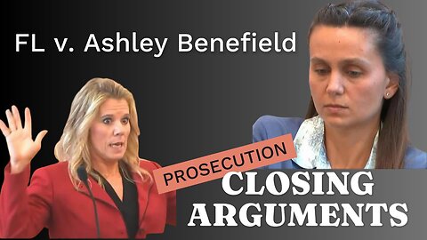 🔴 Closing Arguments DA - Ashley Benefield Black Swan Murder Trial Day 6 EDITED TO REDUCE WATCH TIME