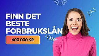 Finn det beste Forbrukslånet i dag (Sponsor in Norway)